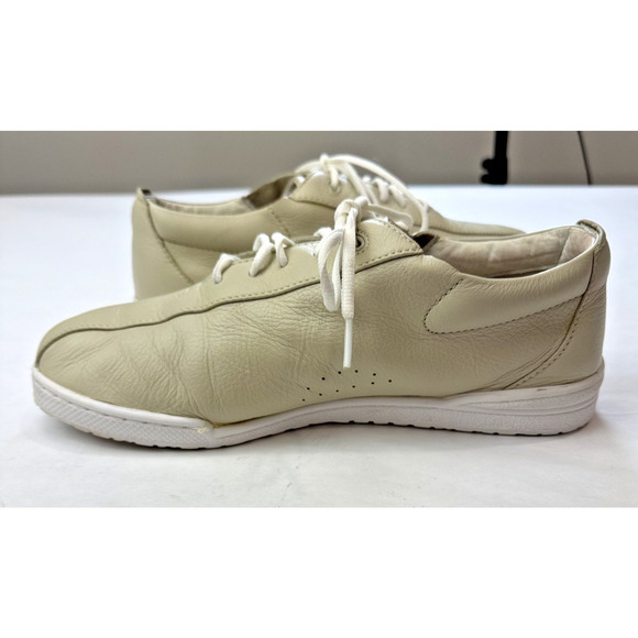 Propet Firefly Walking Sneakers Genuine Leather Beige Women Neutral Size 9 W3606 - Picture 3 of 10